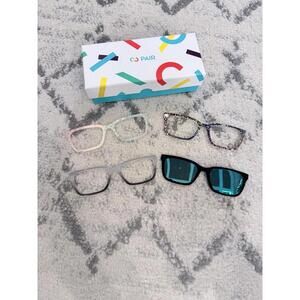 Pair Eyewear Interchangeable Frames & Toppers – Multiple Styles Bundle